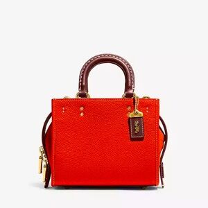 Coach Rogue 17 Small Crossbody - CB573 Red/Orange Multi